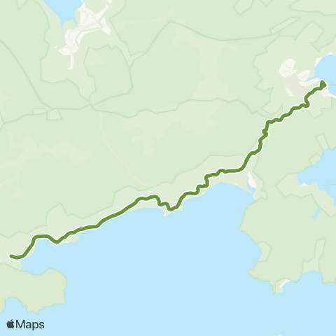 New Lantao Bus Mui Wo Ferry Pier - Shui Hau map