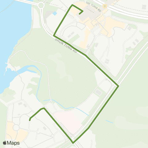 New Lantao Bus Yat Tung Estate - Tung Chung Sta Bus Terminus map