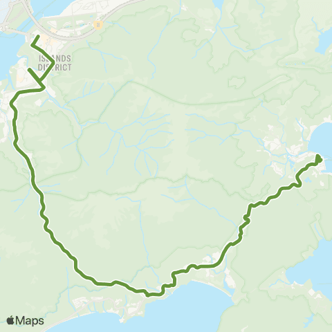 New Lantao Bus Mui Wo Ferry Pier - Tung Chung Sta Bus Terminus map