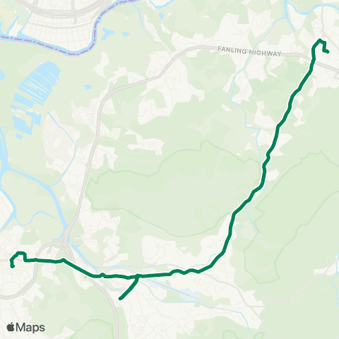 Kowloon Motor Bus Sheung Shui - Yuen Long (Fung Cheung Rd) map