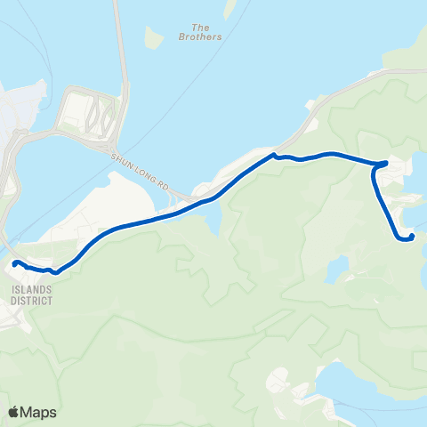 Discovery Bay Residents' Services Discovery Bay - Tung Chung map
