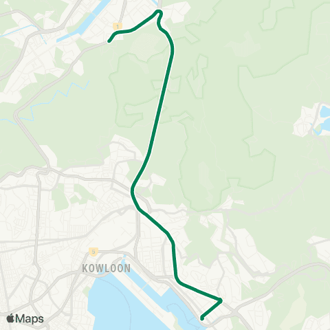 Kowloon Motor Bus Shui Chuen O - Kwun Tong Ferry Pier map