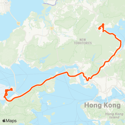 Long Win Bus Tai Po (Tai Wo) - Airport (Ground TC) map