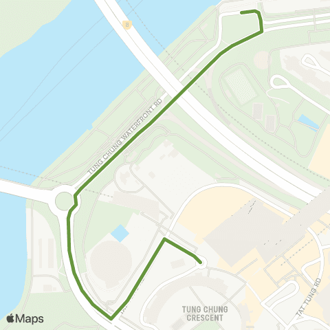 New Lantao Bus Tung Chung Development Ferry Pier - Tung Chung Sta Bus Terminus map