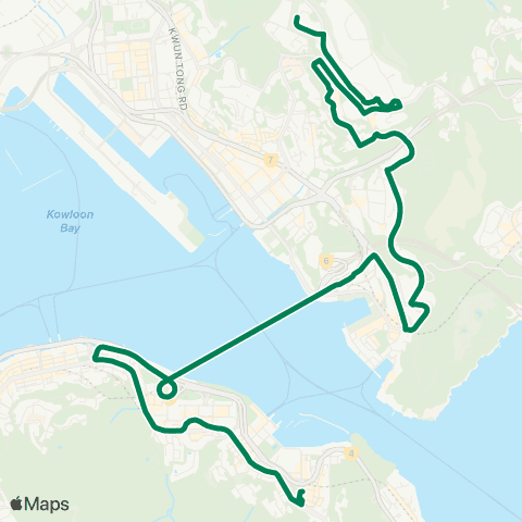 Kowloon Motor Bus On Tai (W) (Wo Tai House) - Shau Kei Wan map
