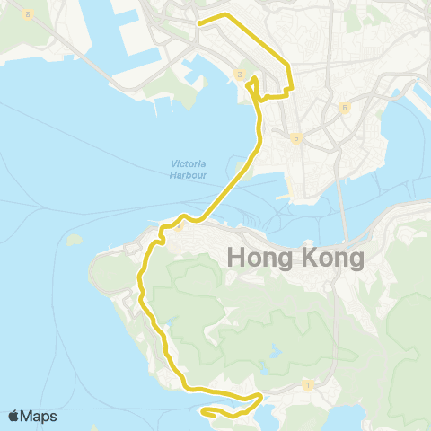 Citybus S Horizons - Cheung Sha Wan (Kom Tsun St) map