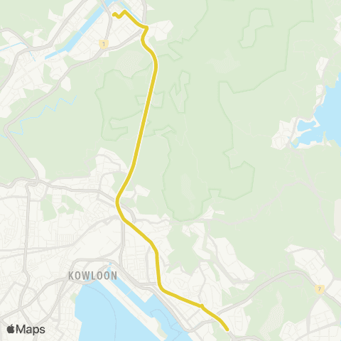 Citybus City One Shatin - Lam Tin Station map