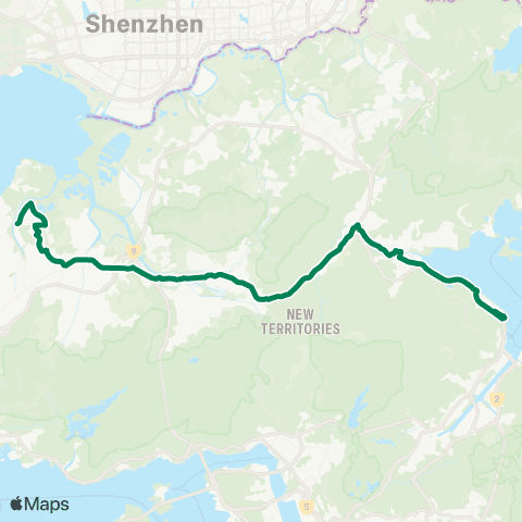 Kowloon Motor Bus Tin Yan Estate - Hong Kong Science Park map