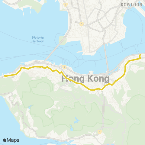 Citybus Kennedy Town - N Point Ferry Pier (Omit Chater Rd) map