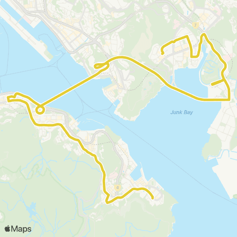 Citybus Tiu Keng Leng Sta - Siu Sai Wan Estate (via Lohas Pk) map