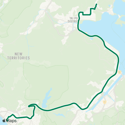 Kowloon Motor Bus Tsuen Wan (Nina Tower) - Education Univ of Hong Kong map