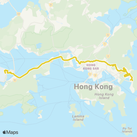 Citybus Lohas Park - Airport map