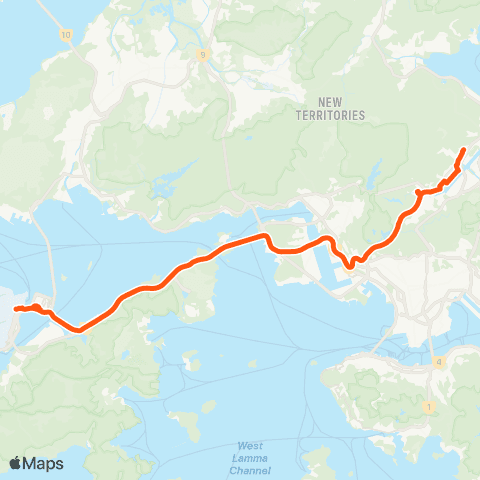 Long Win Bus Fo Tan (Royal Ascot) - Airport (Ground TC) map