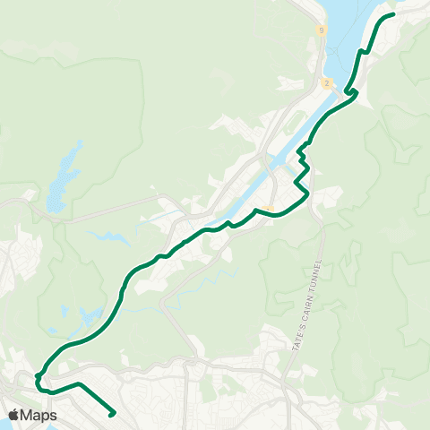 Kowloon Motor Bus Ma On Shan Town Centre - Sham Shui Po map