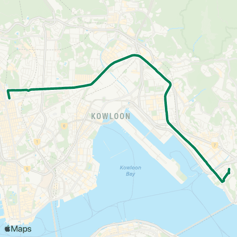 Green Minibus Services Cyberport - Wong Chuk Hang Station map