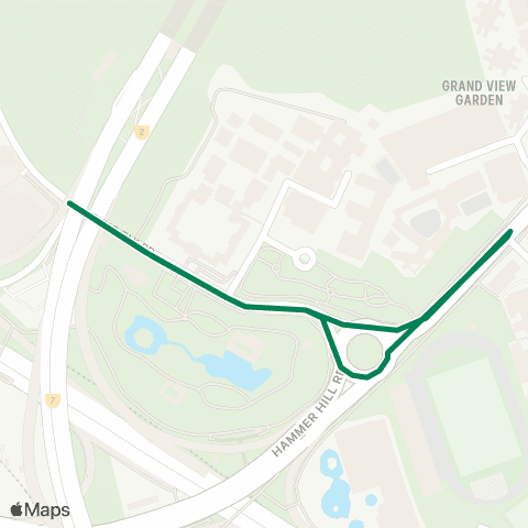 Green Minibus Services Diamond Hill Sta Public Transport Interchange - Grand View Garden (Circular) (Supplementary Service) map