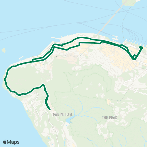 Green Minibus Services Shun Tin - Lok Fu (Normal Route) map