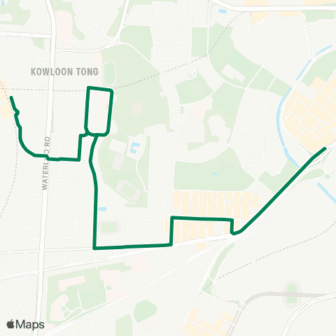 Green Minibus Services Tai Po Market - Kau Lung Hang / Yuen Leng (Circular) (Morning Departures (Tai Po Market – Yuen Leng) map