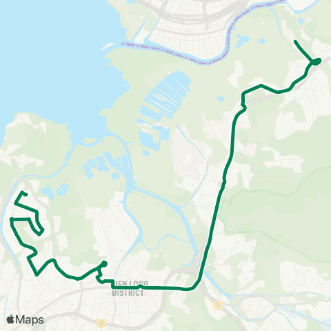 Green Minibus Services King Tung St - Lung Cheung Rd (Diamond Hill Sta) (Circular) (Supplementary Service Route) map