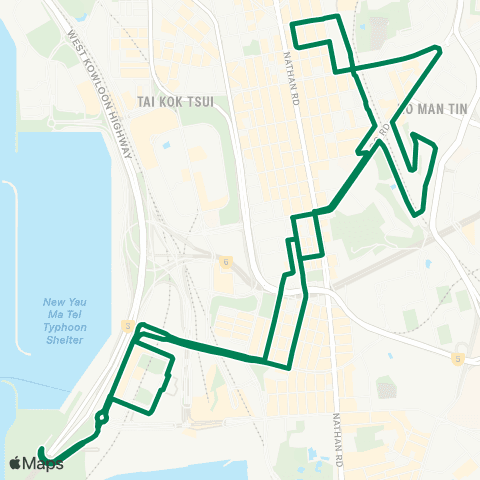 Green Minibus Services Yuen Long (Fook Hong St) - Shing Uk Tsuen map