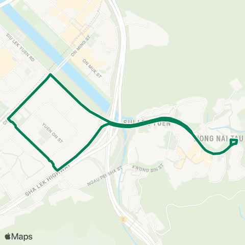 Green Minibus Services Pamela Youde Nethersole Eastern Hosp - N Point Ferry Pier Public Transport Interchange (Supplementary Service) map