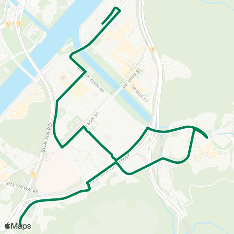 Kowloon Motor Bus Ravana Garden - Shui Chuen O map