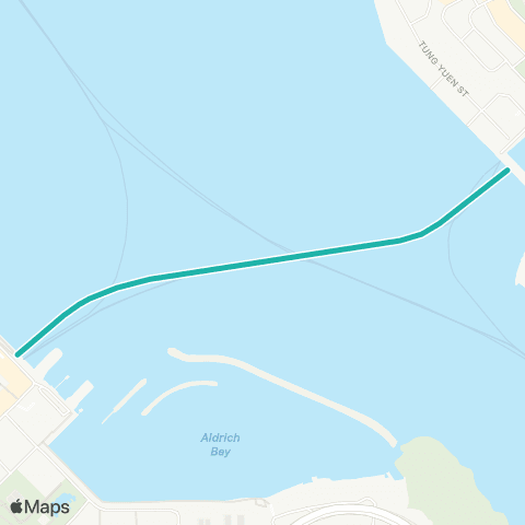 Hong Kong Ferries Sai Wan Ho - Sam Ka Tsuen map