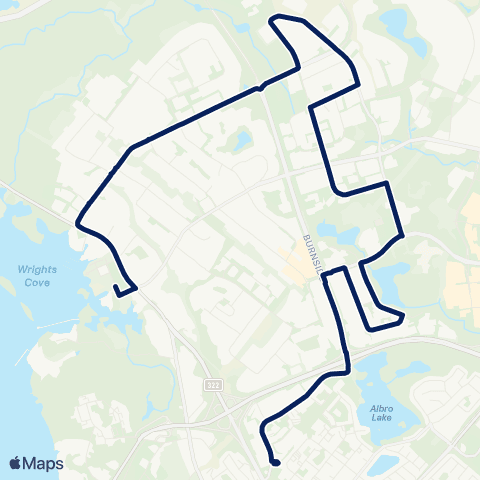 Halifax Transit Akerley map