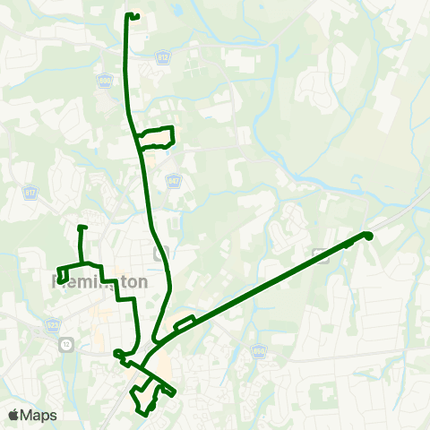 Hunterdon LINK Raritan Twp - Flemington map