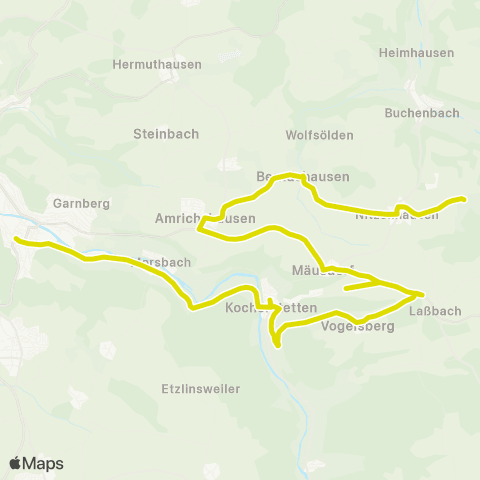  Heilbronner · Hohenloher · Haller Nahverkehr GmbH  map