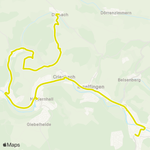  Heilbronner · Hohenloher · Haller Nahverkehr GmbH  map