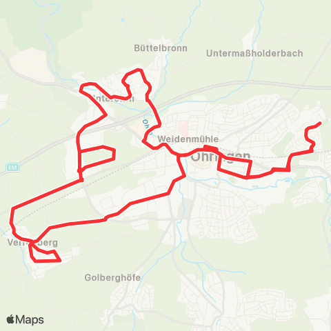  Heilbronner · Hohenloher · Haller Nahverkehr GmbH  map
