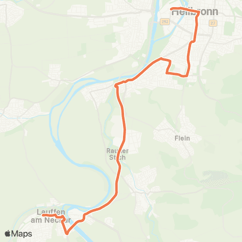 Heilbronner · Hohenloher · Haller Nahverkehr GmbH (Heilbronn) - Lauffen - Nordheim - Nordhausen map