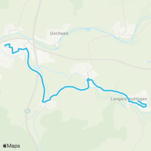  Heilbronner · Hohenloher · Haller Nahverkehr GmbH Neudeck - Langenbeutingen - Brettach - Neuenstadt a.K. map