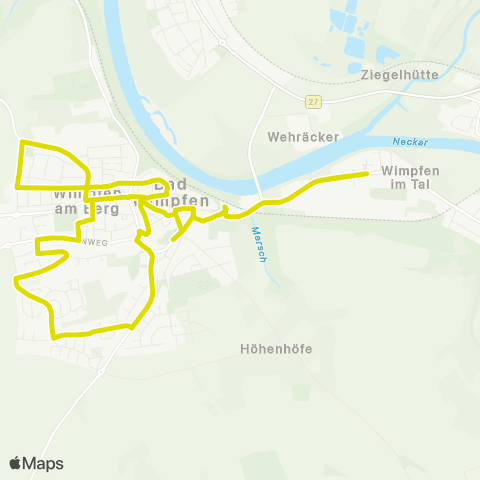  Heilbronner · Hohenloher · Haller Nahverkehr GmbH BBBW2 map
