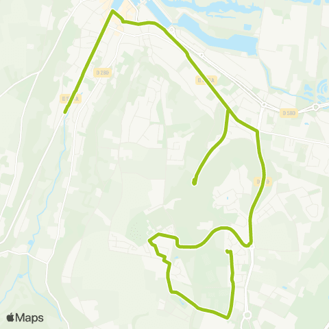 Hobus La Claire - Champlain map