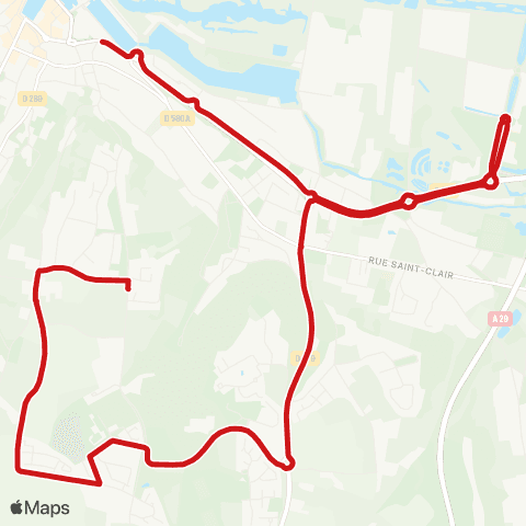 Hobus Claude Monet - Ctre comm./Gare routière map