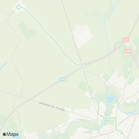 Horizon Villers-les-Ormes / Voltaire map