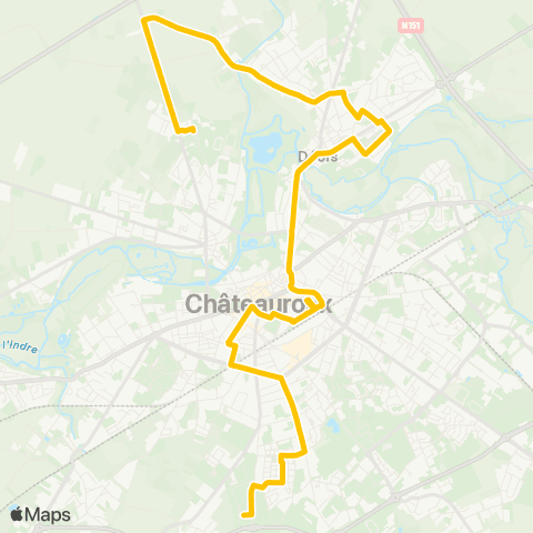 Horizon Vaugirard / Touvent (Dimanche) map