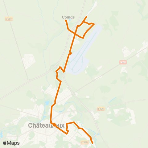 Horizon Céré / Sablons map