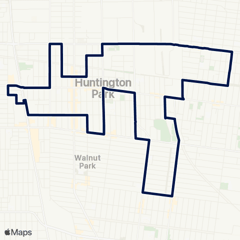 Huntington Park Express Huntington Park Express map