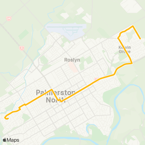 Horizons Regional Council Clarke Ave - James Line map