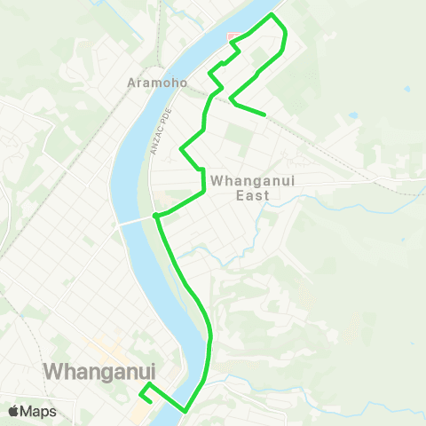 Horizons Regional Council Whanganui East via Jones St map