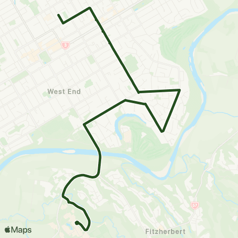 Horizons Regional Council City East to Massey map