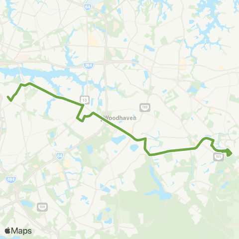 HRT Indian River Rd map