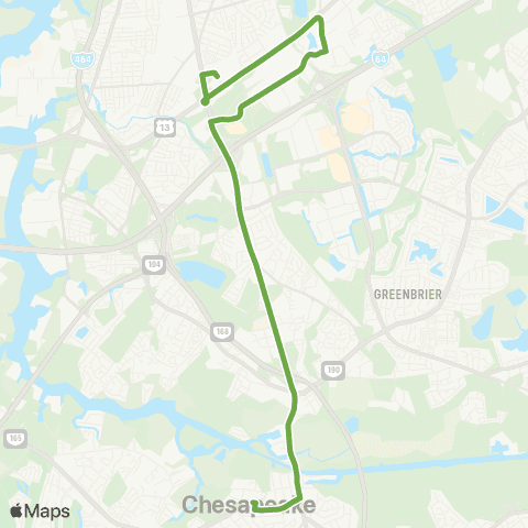 HRT Battlefield Blvd map