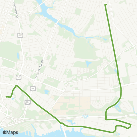 HRT Ballentine Blvd map