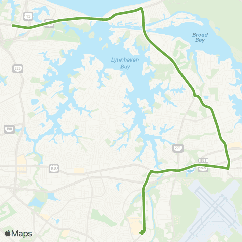 HRT Great Neck / Lynnhaven Pkwy map