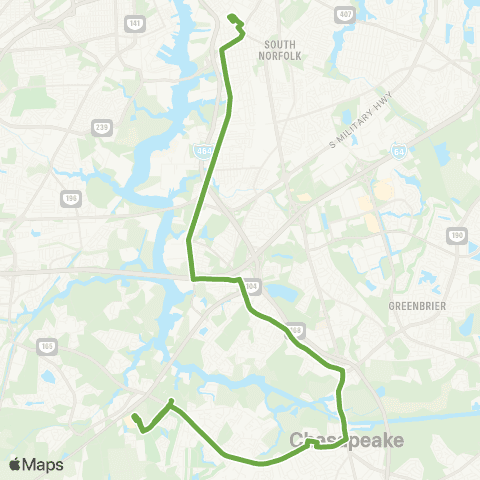 HRT Bainbridge Blvd map