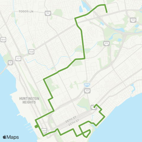 HRT Briarfield Rd map